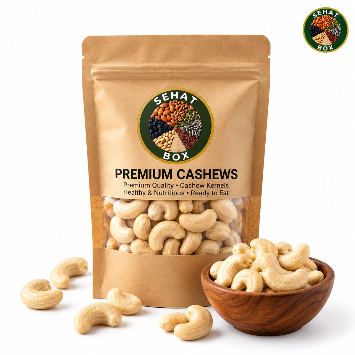 Sehat Box Premium Cashews – Kaju | Fresh & Quality Cashew Kernels