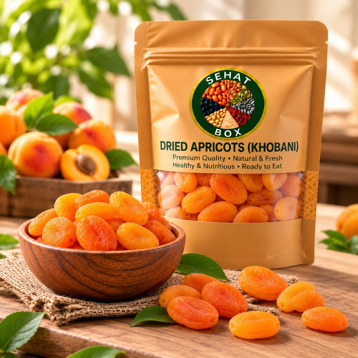Sehat Box Premium Dried Apricots (Khobani) – Khushk Khoobani