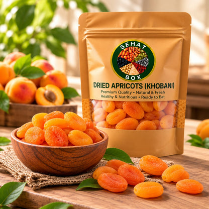Sehat Box Premium Dried Apricots (Khobani) – Khushk Khoobani