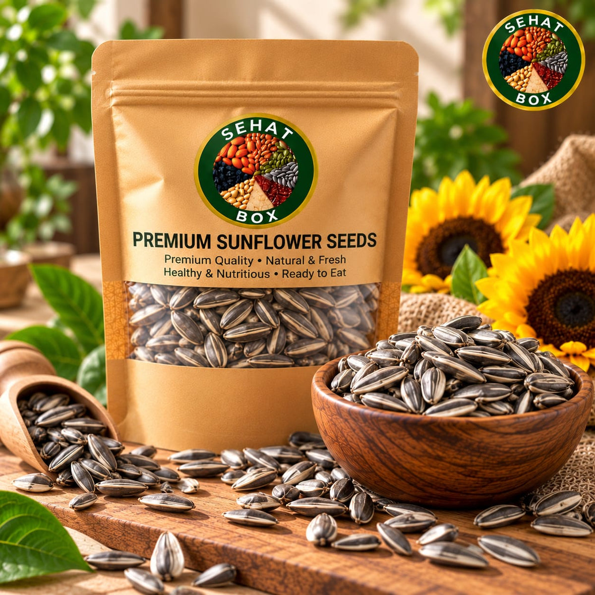 Sehat Box Premium Sunflower Seeds – Chilkay Walay Suraj Mukhi Ke Beej