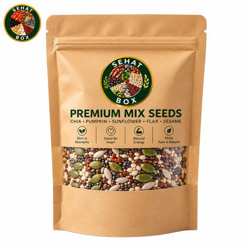 Sehat Box Premium Mix Seeds – Chia, Pumpkin, Sunflower, Flax & Sesame Seeds