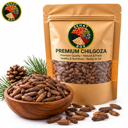 Sehat Box Premium Chilgoza (Pine Nuts) – Natural Pine Nuts
