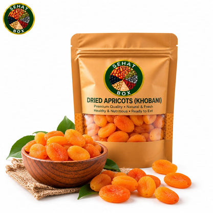 Sehat Box Premium Dried Apricots (Khobani) – Khushk Khoobani