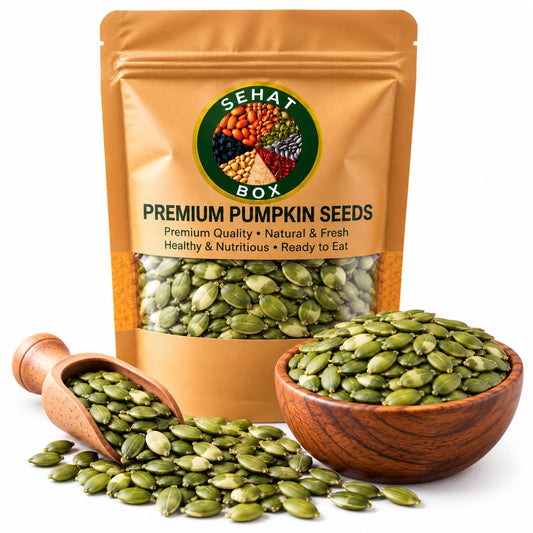 Sehat Box Premium Pumpkin Seeds (Kaddu Ke Beej) – Hulled Pumpkin Seeds